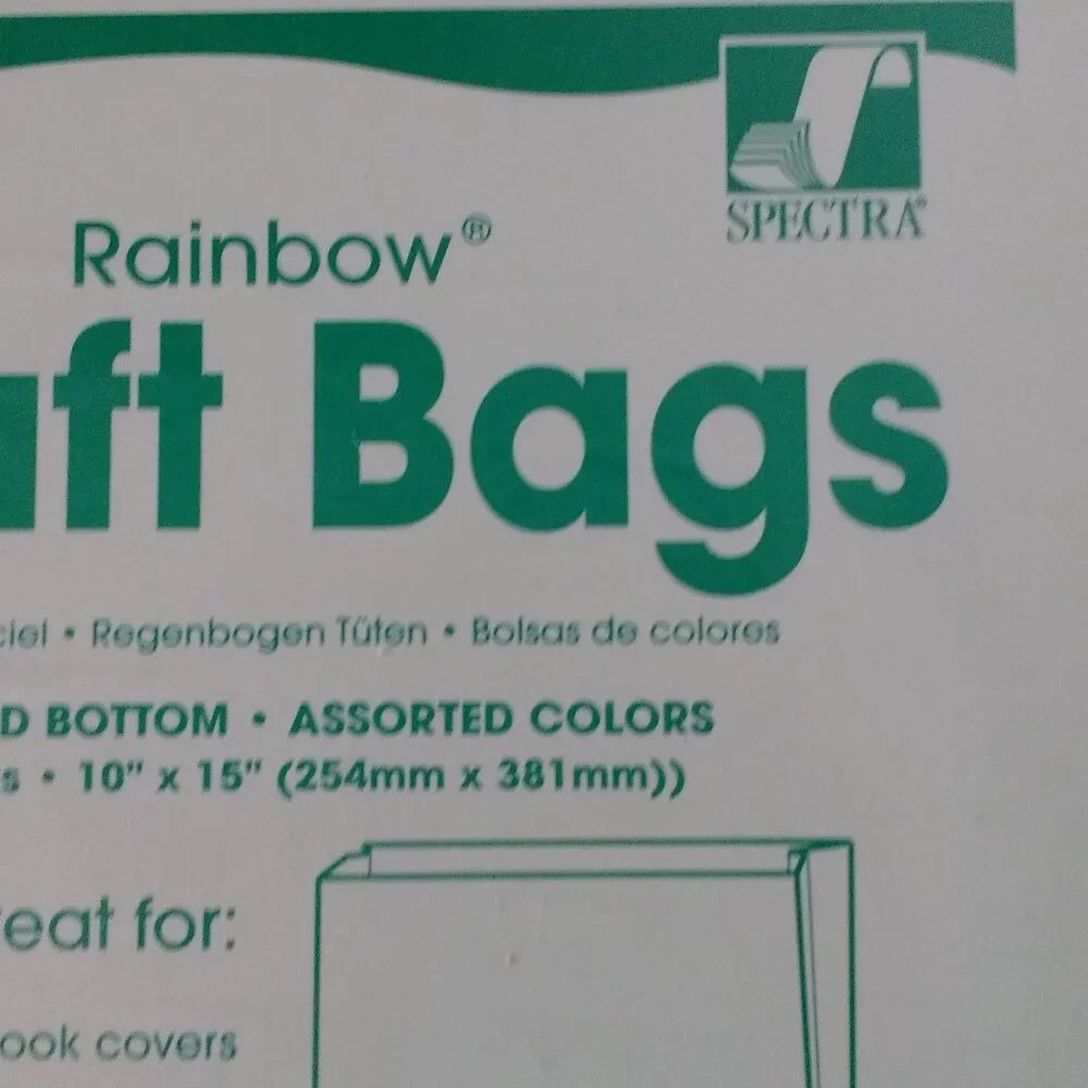 Giant Rainbow Kraft Bags 15